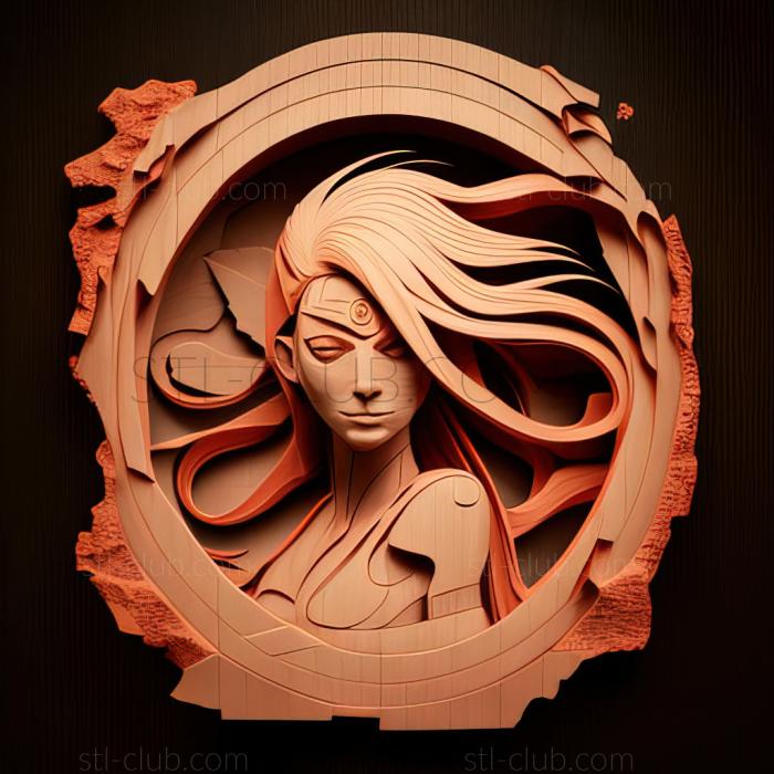 3D model Kushina Uzumaki FROM NARUTO (STL)